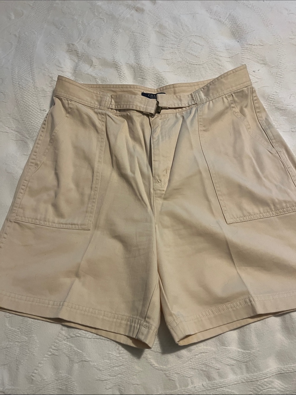Chaps light yellow cotton shorts size 10 perfect condition